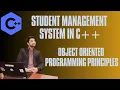 Student Management System in C using OOP Principles