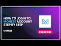 How to Login to Monese Account Step by Step