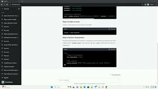 In Python Using pyodbc How Do You Perform Transactions