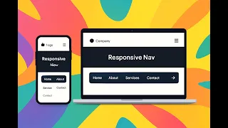 Responsive Sticky Navigation Bar with HTML CSS No JavaScript Needed