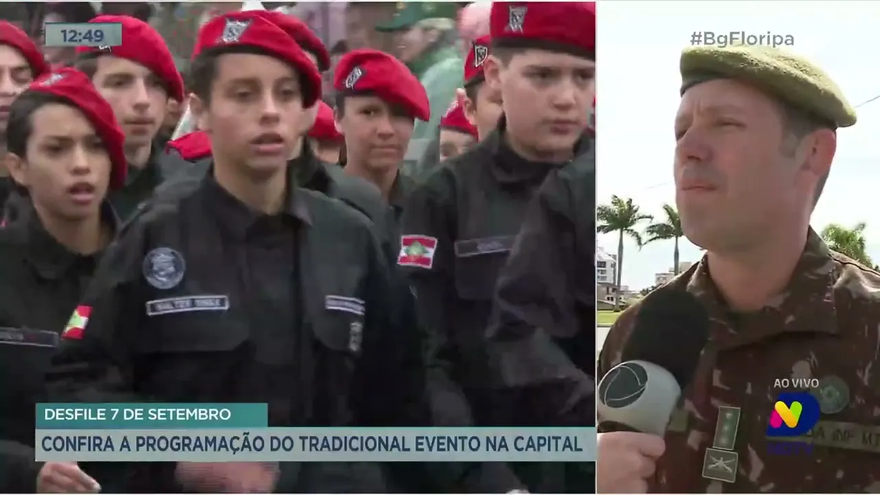 Desfile 7 de Setembro: confira a programação do tradicional evento, em Florianópolis