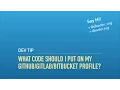 What Code Should I Put On My BitBucket Profile
