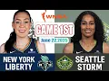 Download Lagu New York Liberty VS Seattle Storm Game 1st Highlights June 22, 2025 WNBA Season 2025