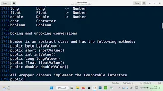Wrapper classes