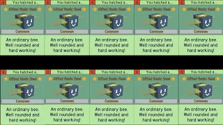 Hatching gifted basic bee Bee Swarm Simulator