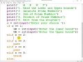 Menu driven program on Prime Nos - 1 Part 3 of 4