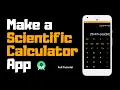 How to make a Scientific Calculator App Android Project Android Studio