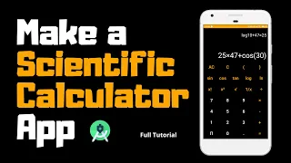 How to make a Scientific Calculator App Android Project Android Studio