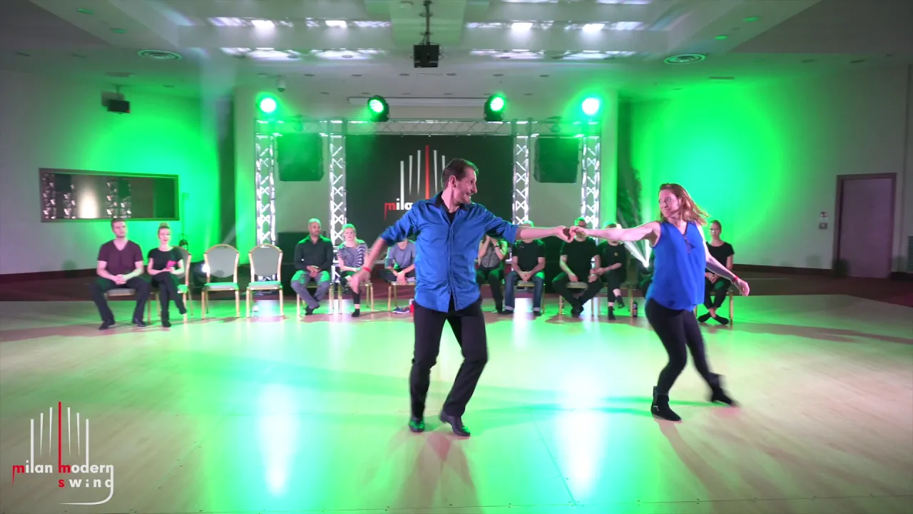 Milan Modern Swing 2019-Open Strictly Final-Viviane Meublat & Emeline Lauchenauer
