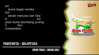 Download Power Metal - Malapetaka (drums only) [chord gitar \u0026 lirik] MP3