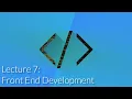 CSE 312 Lecture 7 Front End Development HTML CSS