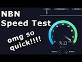 NBN 100 Speed Test Telstra HFC