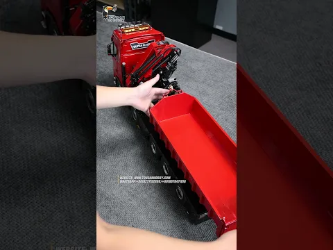 Bucket swap on the 770S 10x10 hydraulic crane dump truck! THZH2458