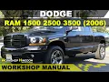 DODGE RAM 1500 2500 3500 2006 Workshop Service Repair Manual - English