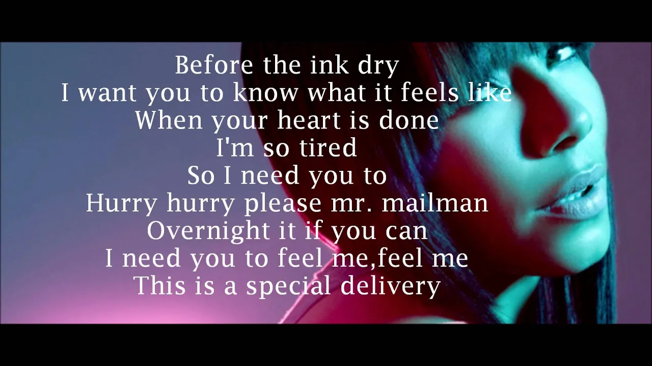Bridget kelly- Special delivery (lyrics)