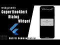 Flutter CupertinoAlertDialog Widget Explained Flutter 215 Widgets Series
