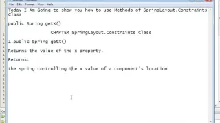 Java Programming Tutorial - SpringLayout Constraints-5