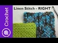 Easier Linen Stitch Moss Stitch - Beginner Crochet Lesson 5