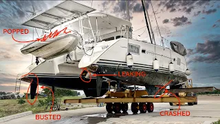 OUR BOAT after Sailing HALF WAY Around the World