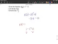 Evaluate a function when given an input value and solve equation for input when given output value