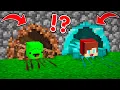 Download Lagu JJ and Mikey Found DIAMOND \u0026 DIRT SECRET PASSAGE in Minecraft !