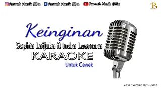 Download Keinginan  -  Indra Lesmana ft Sophia (KARAOKE untuk Cewek) @rumahmusikbiku MP3