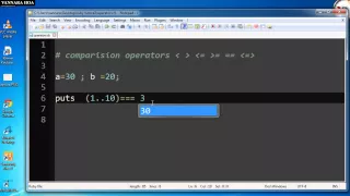 Ruby Comparison Operators speak khmer