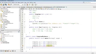 Adding Two Complex Numbers in Java
