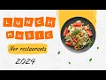 Lagu Lunch music for restaurant - 2024 Instrumental Lunchtime Playlist
