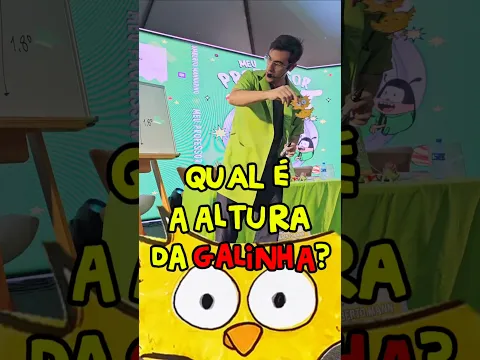 🐔👀 QUAL a ALTURA da GALINHA...? #Desafio #Matemático #Professor #enem