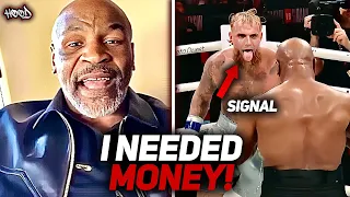 Mike Tyson REVEALS How Much He Got Paid To Lose Reveals SCRIPTED FIGHT