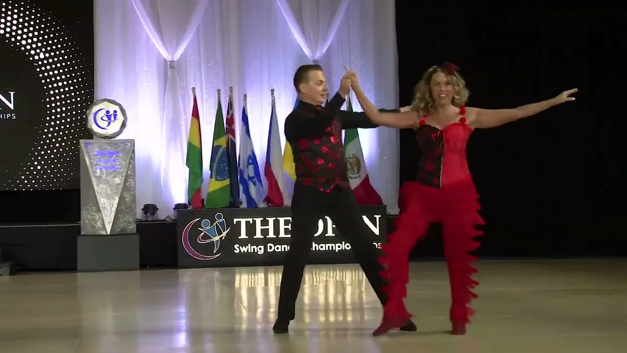 Tom Cochran and Michele Adams - 2nd place Masters Routines - The Open 2023