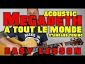 How to play Megadeth -A Tout Le Monde Acoustic Guitar