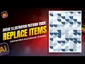 Adobe Illustrator Pattern Trick Replace Items Script for Instant Designs Step-by-Step