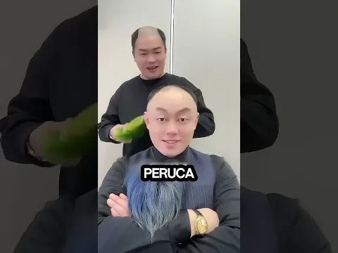 Olha esse homem não tem cabelo e por isso a namorada dele se recusa a casar 🤯