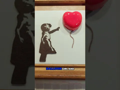 Banksy's Balloon Girl as Food? Made by a Michelin Star Chef