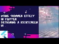 Creating a lockscreen UI in Flutter Using Shimmer effect and Stack Widget in Flutter