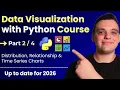 Data Visualization with Python Course 2026 - Part 2 Distribution Time Series Charts