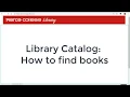 Catalog How to search for books