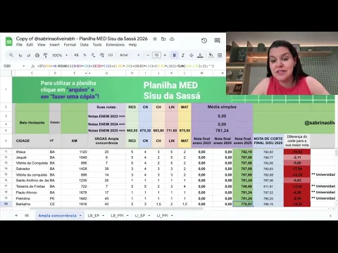 Vídeo: como os pesos por área mudam a mesma nota do ENEM em cada federal