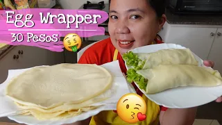 fresh lumpia wrapper recipe pang negosyo homemade lumpiang sariwa egg wrapper with costing