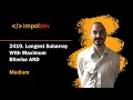 Longest Subarray With Maximum Bitwise AND LeetCode 2419 - Python