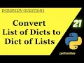 List of Dicts Conversion in pythonvibes -