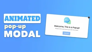 ASMR Programming - Animated Popup Modal using HTML CSS JavaScript No talking