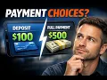 Deposit or Full Payment at Checkout BNPL and Accurate Deposits