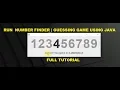 Guessing Game Run Number Finder using Java Netbeans