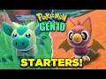 THE POKEMON GEN 10 STARTERS *LEAKS \u0026 DESIGNS*