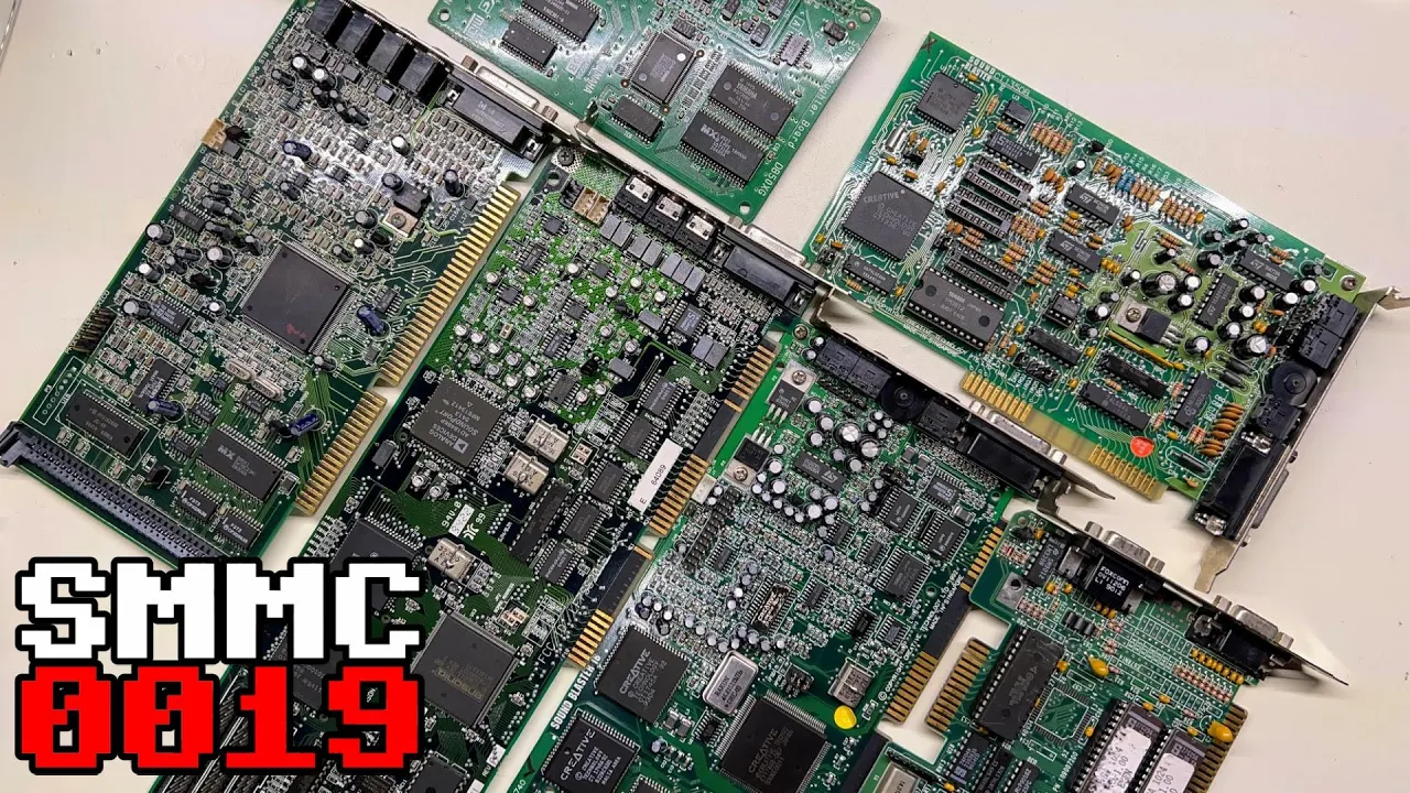 0019 Lots of PC sound card including a Compaq OEM Gravis Ultrasound