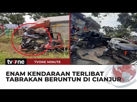 Tabrakan Beruntun Enam Kendaraan di Cianjur, Satu Orang Tewas