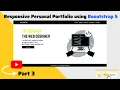 Part 3 Complete Responsive Portfolio Website Design Using HTML CSS JavaScript From Scratch